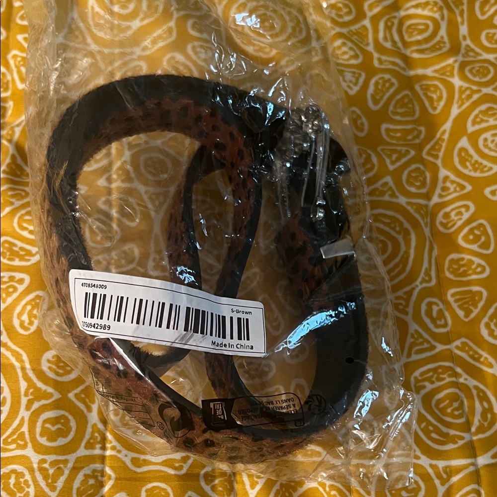 #1539+”38 inch long” Small Leopard Print Women's Belt - Picture 3 of 8